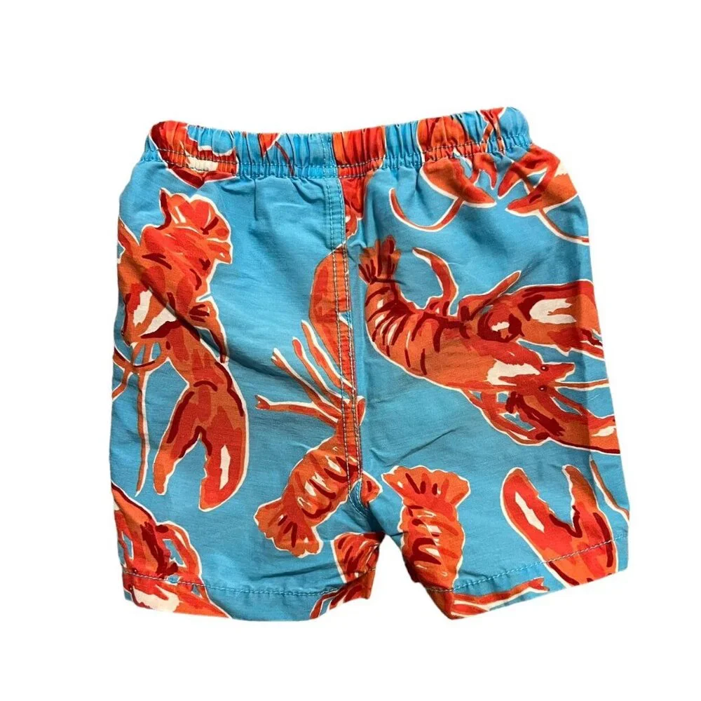 Baby Boden 12-18m Lobster Swim Trunks Shorts